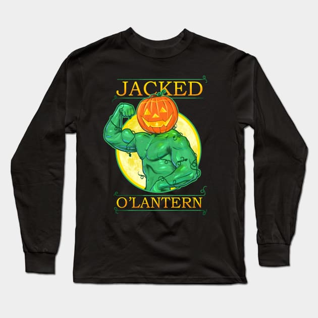 Jacked O'Lantern Long Sleeve T-Shirt by harebrained